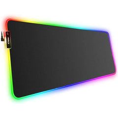 Rgb Gaming Mouse Pad Large (800×300×4mm) Led Mousepad With Non-Slip Rubber Base Soft Pad