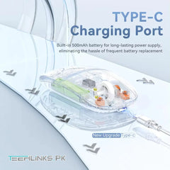 NEW TRANSPARENT M-10A WIRELESS + BLUETOOTH DUAL MODE RECHARGEABLE MOUSE