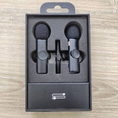 K11 2 IN 1 Collar Wireless Microphone Iphone/Android & Type C Supported