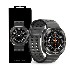 JS WATCH7 ULTRA 1.43 AMOLED DISPLAY WATERPROOF IP68 SMART WATCH WITH FITCLOUDPRO APP BLACK