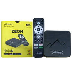 Speedx W30 Plus Zeon Quad-core Arm Cortex A53 Android 14.0v Dual Wifi Band 4k 60fps Smart Tv Box 4gb+64gb Air Mouse With Voice Control