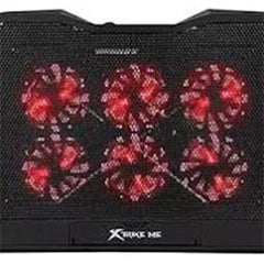 XTRIKE ME FN811 LAPTOP COOLING PAD 6 FANS 2 USB PORTS SUPPORT 17 INCH