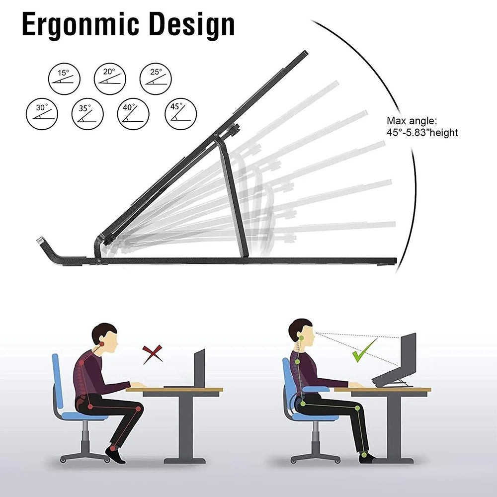 SPEED-X 18 INCH LAPTOP STAND CREATIVE FOLDING STORAGE BRACKET