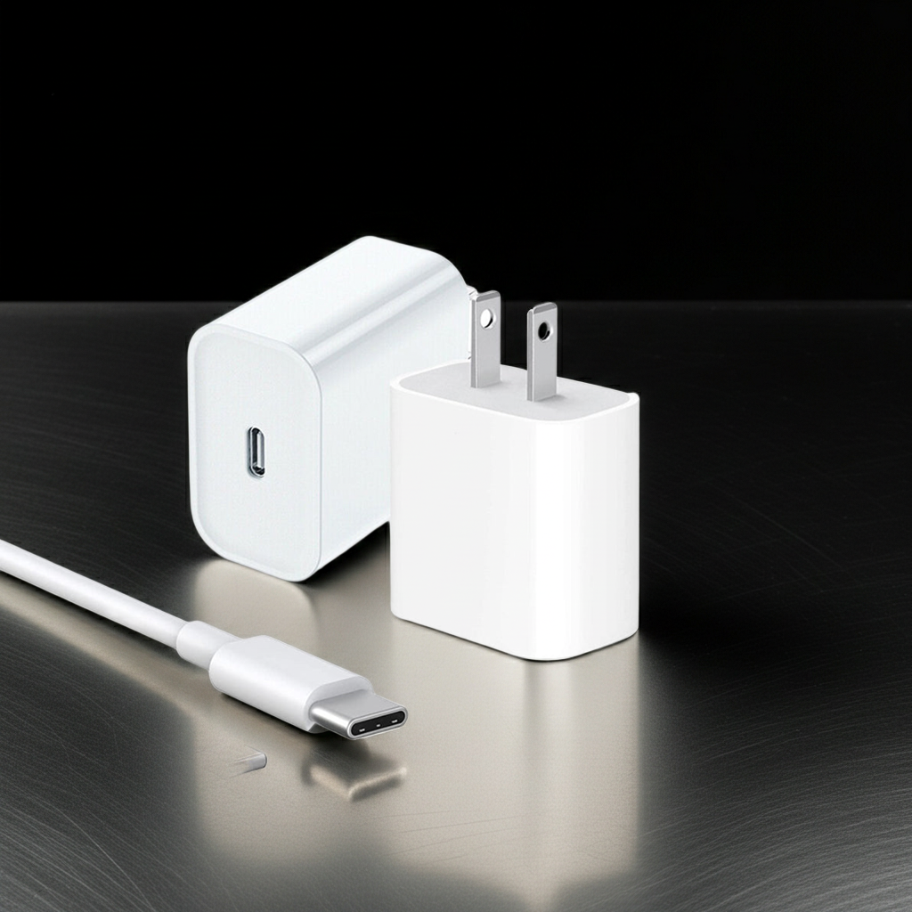 IPHONE  20W POWER ADAPTER 2 PIN CABLE
