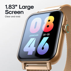Joyroom-Ft5 Pro Fit-Life Series Smart Watch (Answer/Make Call)- WITH SMART-TIME PRO APP Roze Gold