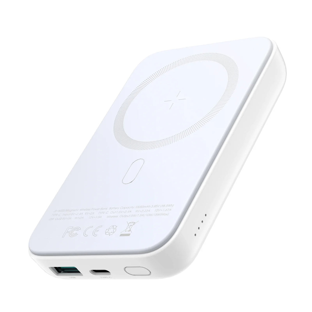JOYROOM JR-W020 20w Wireless Power Bank 10000mah White