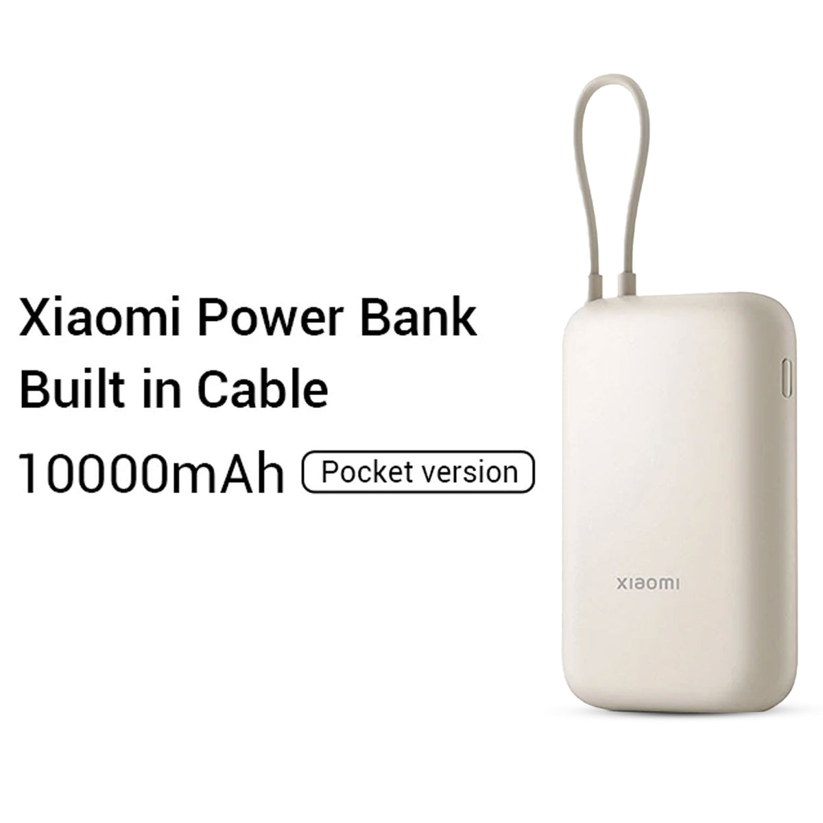 Mi Xiaomi Power Bank Pocket Edition 10000mAh 22.5W Light Coffee Colour